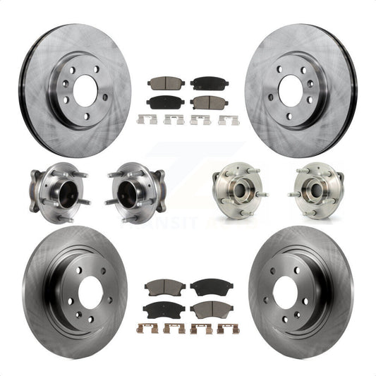 [Avant + Arrière] Kit d'ensemble roulement de roue et moyeu pour Chevrolet Cruze Buick Verano Volt KBB-119291 par Transit Auto