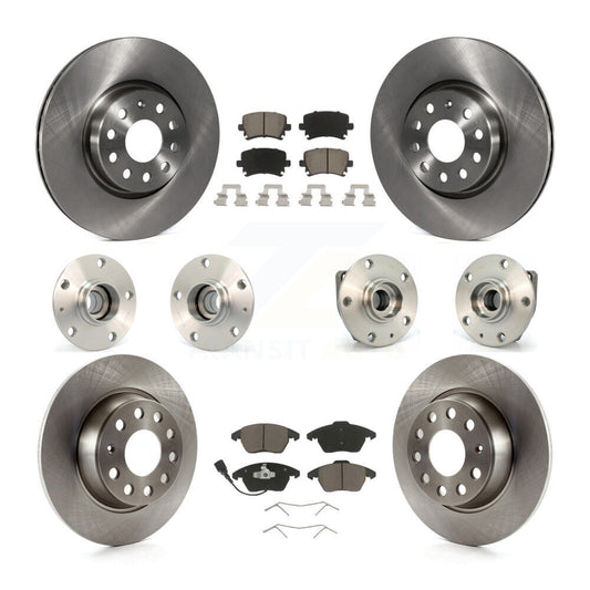 [Avant + Arrière] Kit d'ensemble roulement de roue et moyeu pour Volkswagen GTI Audi A3 KBB-119296