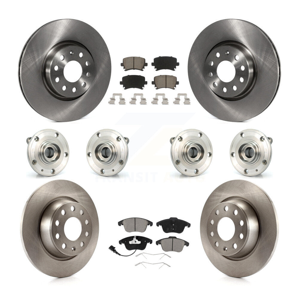 [Avant + Arrière] Kit d'ensemble roulement de roue et moyeu pour Volkswagen Tiguan Audi Q3 Quattro KBB-119297