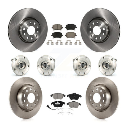 [Avant + Arrière] Kit d'ensemble roulement de roue et moyeu pour Volkswagen Tiguan Audi Q3 Quattro KBB-119297
