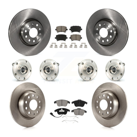 [Avant + Arrière] Kit d'ensemble roulement de roue et moyeu pour Volkswagen Tiguan Audi Q3 Quattro KBB-119297
