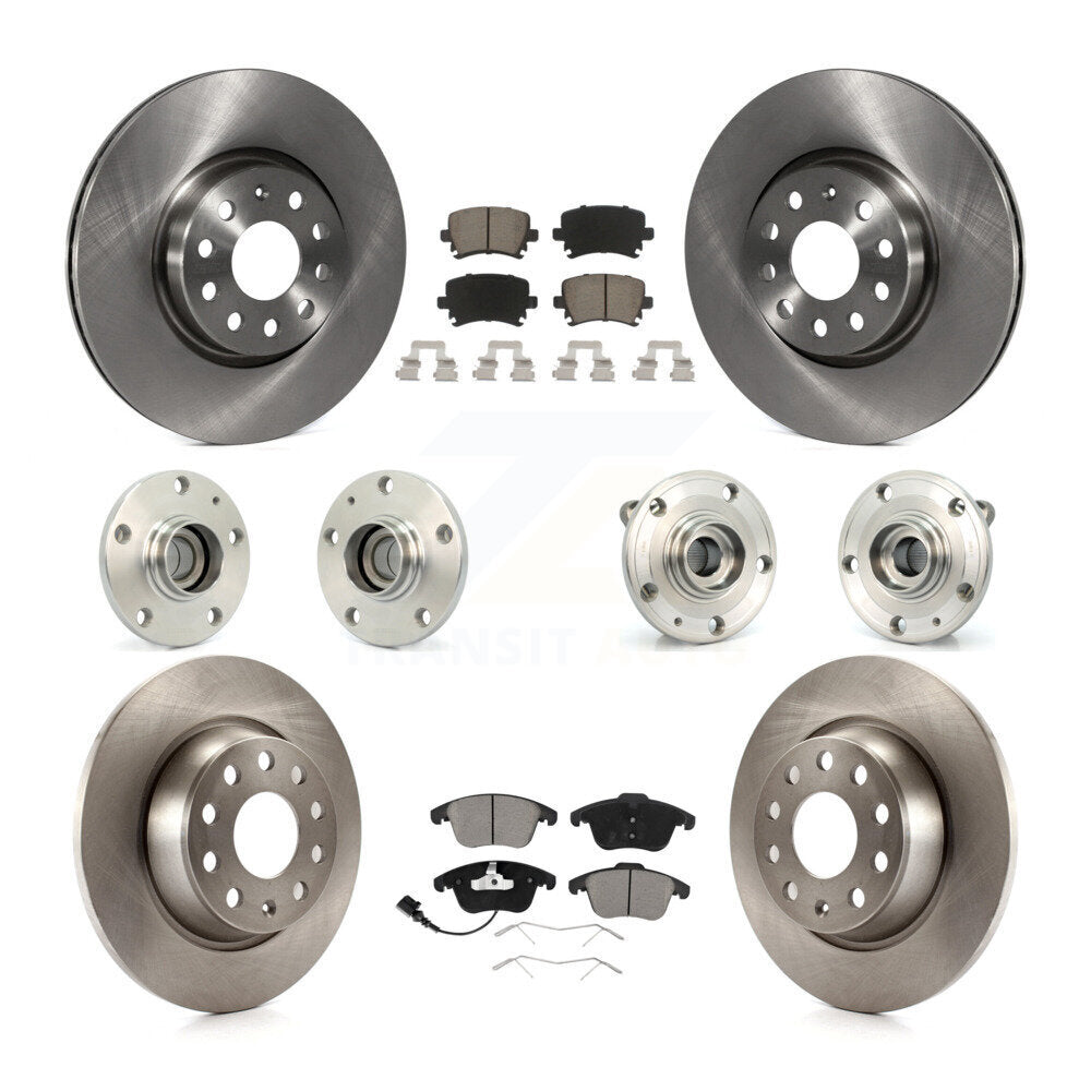 [Avant + Arrière] Kit d'ensemble roulement de roue et moyeu pour Volkswagen Tiguan Audi Q3 KBB-119298
