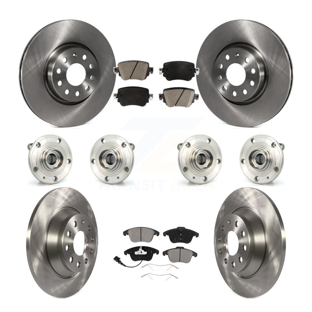 [Avant + Arrière] Kit d'ensemble roulement de roue et moyeu pour Audi Q3 Quattro KBB-119301