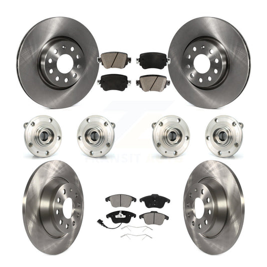 [Avant + Arrière] Kit d'ensemble roulement de roue et moyeu pour Audi Q3 Quattro KBB-119301