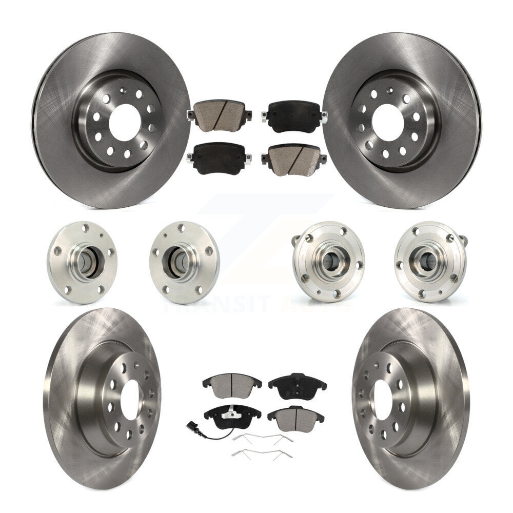 [Avant + Arrière] Kit d'ensemble roulement de roue et moyeu pour 2016-2018 Audi Q3 KBB-119302