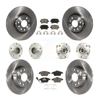 [Avant + Arrière] Kit d'ensemble roulement de roue et moyeu pour 2011 Volkswagen GTI avec 32mm bearing KBB-119305 par Transit Auto