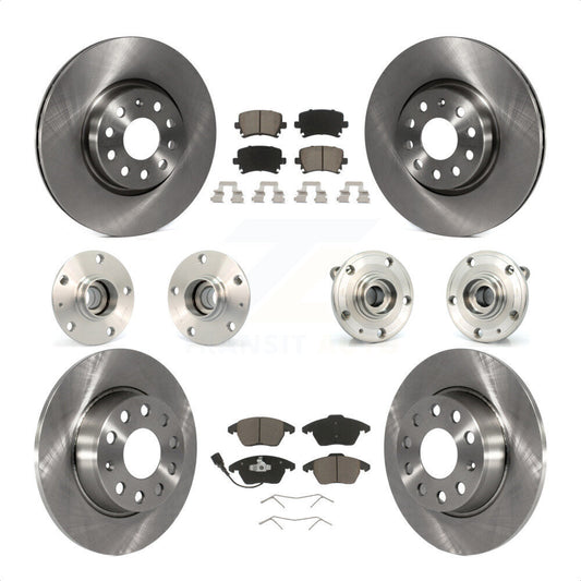 [Avant + Arrière] Kit d'ensemble roulement de roue et moyeu pour 2011 Volkswagen GTI avec 30mm bearing KBB-119306 par Transit Auto