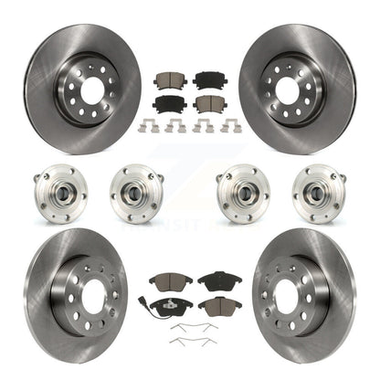 [Avant + Arrière] Kit d'ensemble roulement de roue et moyeu pour 2008 Audi A3 Quattro avec 260mm Diameter Rotor KBB-119309