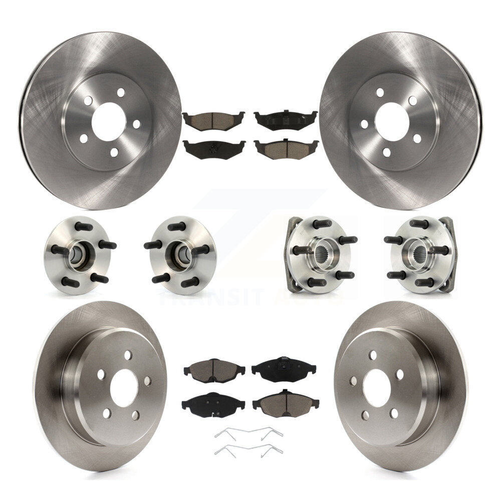 [Avant + Arrière] Kit d'ensemble roulement de roue et moyeu pour Chrysler Sebring Dodge Stratus KBB-119314