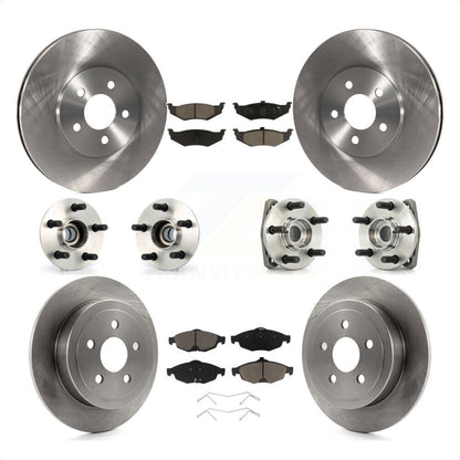 [Avant + Arrière] Kit d'ensemble roulement de roue et moyeu pour 2001-2004 Dodge Stratus Sedan avec Non-ABS KBB-119315 par Transit Auto