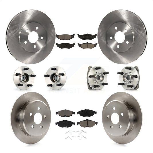[Avant + Arrière] Kit d'ensemble roulement de roue et moyeu pour Dodge Stratus KBB-119319 par Transit Auto