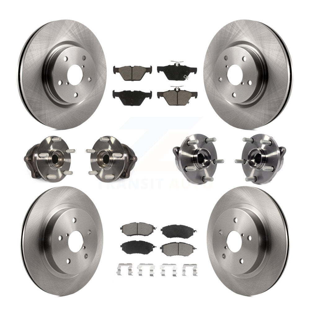 [Avant + Arrière] Kit d'ensemble roulement de roue et moyeu pour 2015-2019 Subaru Outback Legacy KBB-119322