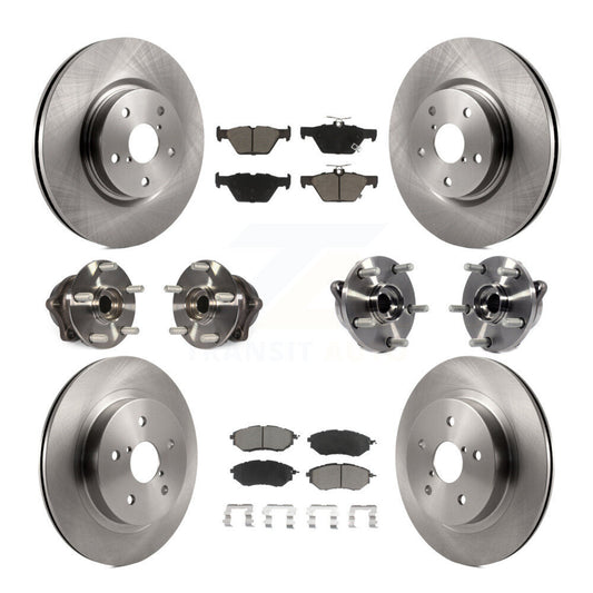 [Avant + Arrière] Kit d'ensemble roulement de roue et moyeu pour 2015-2019 Subaru Outback Legacy KBB-119322