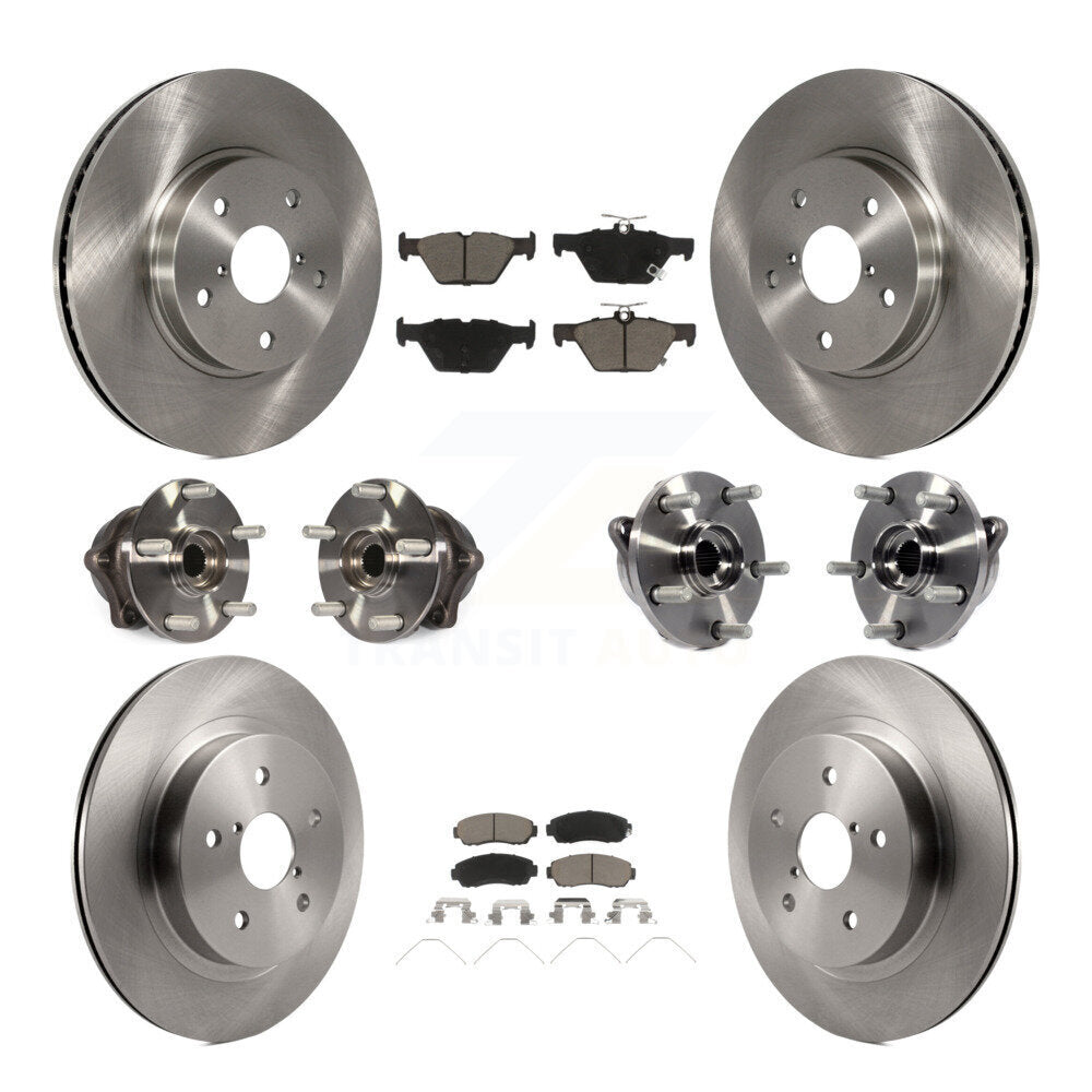 [Avant + Arrière] Kit d'ensemble roulement de roue et moyeu pour 2016-2019 Subaru Legacy 2.5L KBB-119323