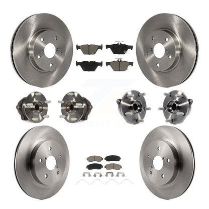 [Avant + Arrière] Kit d'ensemble roulement de roue et moyeu pour 2016-2019 Subaru Legacy 2.5L KBB-119323