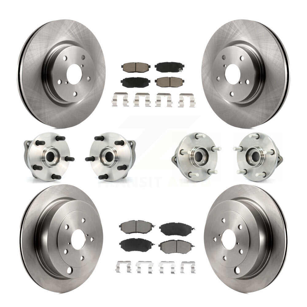 [Avant + Arrière] Kit d'ensemble roulement de roue et moyeu pour 2008-2014 Subaru Tribeca KBB-119324