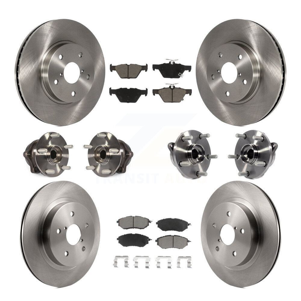 [Avant + Arrière] Kit d'ensemble roulement de roue et moyeu pour 2015 Subaru Legacy 2.5L KBB-119325