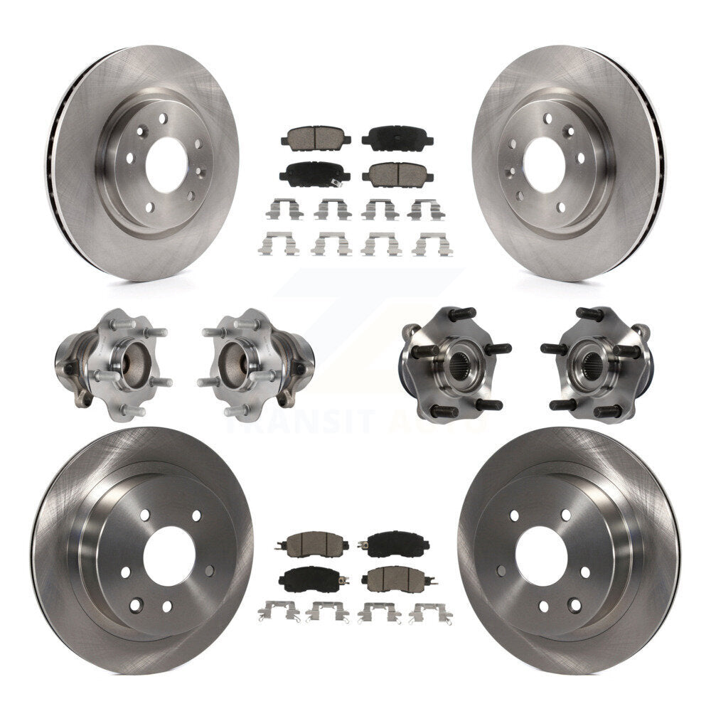 [Avant + Arrière] Kit d'ensemble roulement de roue et moyeu pour Nissan LEAF KBB-119326