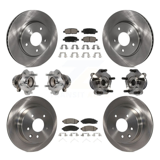 [Avant + Arrière] Kit d'ensemble roulement de roue et moyeu pour Nissan LEAF KBB-119327