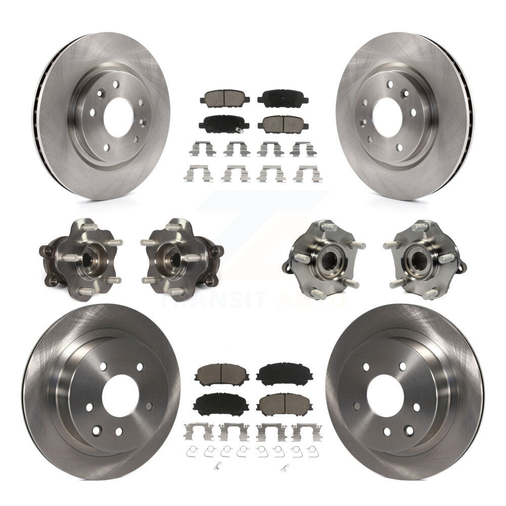 [Avant + Arrière] Kit d'ensemble roulement de roue et moyeu pour Nissan Rogue Sport Qashqai KBB-119328