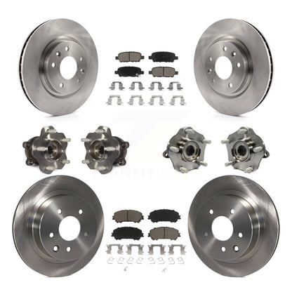 [Avant + Arrière] Kit d'ensemble roulement de roue et moyeu pour Nissan Rogue Sport Qashqai KBB-119328