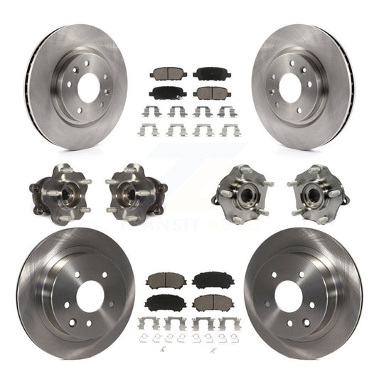 [Avant + Arrière] Kit d'ensemble roulement de roue et moyeu pour Nissan Rogue Sport Qashqai KBB-119328