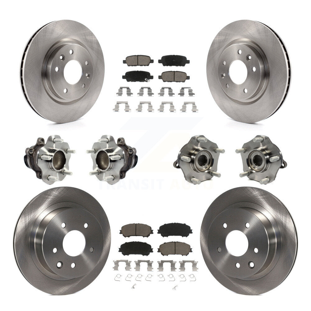 [Avant + Arrière] Kit d'ensemble roulement de roue et moyeu pour Nissan Rogue Sport Qashqai KBB-119329