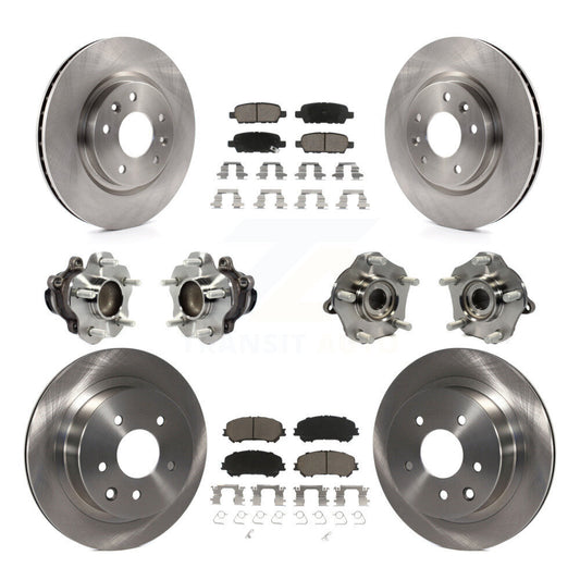 [Avant + Arrière] Kit d'ensemble roulement de roue et moyeu pour Nissan Rogue Sport Qashqai KBB-119329