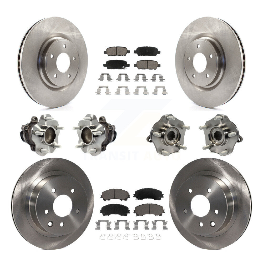 [Avant + Arrière] Kit d'ensemble roulement de roue et moyeu pour Nissan Rogue KBB-119331