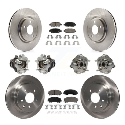 [Avant + Arrière] Kit d'ensemble roulement de roue et moyeu pour Nissan Rogue KBB-119331