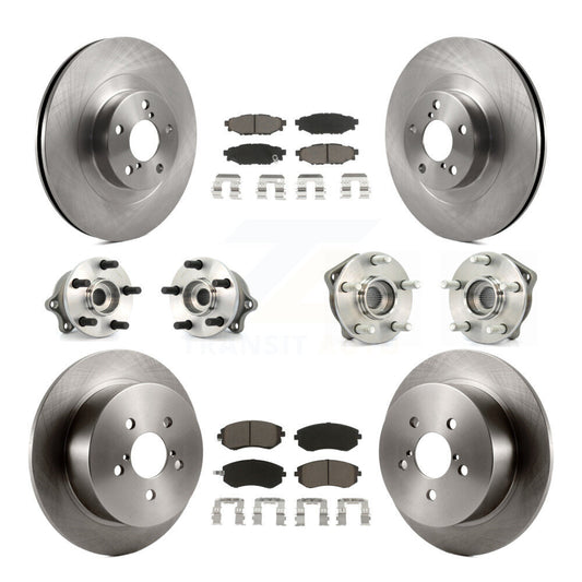 [Avant + Arrière] Kit d'ensemble roulement de roue et moyeu pour 2005 Subaru Outback Legacy KBB-119334