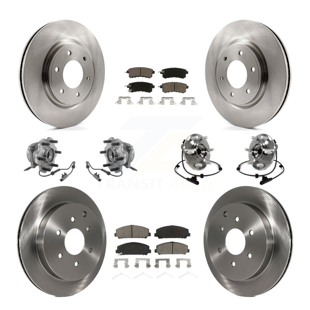 [Avant + Arrière] Kit d'ensemble roulement de roue et moyeu pour INFINITI Nissan Armada QX80 QX56 KBB-119339