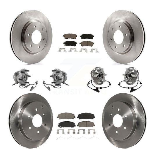 [Avant + Arrière] Kit d'ensemble roulement de roue et moyeu pour INFINITI Nissan Armada QX80 QX56 KBB-119339