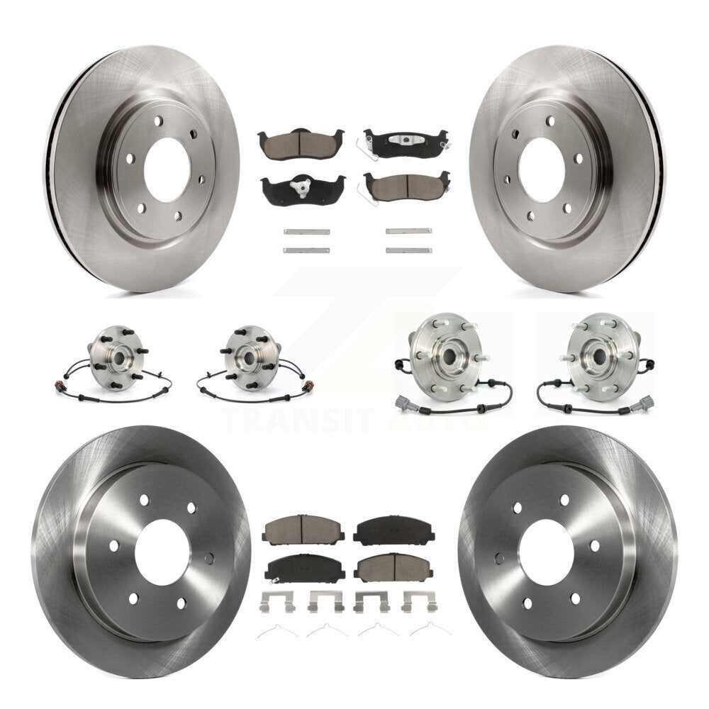 [Avant + Arrière] Kit d'ensemble roulement de roue et moyeu pour Nissan Armada INFINITI QX56 KBB-119340