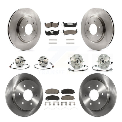 [Avant + Arrière] Kit d'ensemble roulement de roue et moyeu pour Nissan Armada INFINITI QX56 KBB-119340