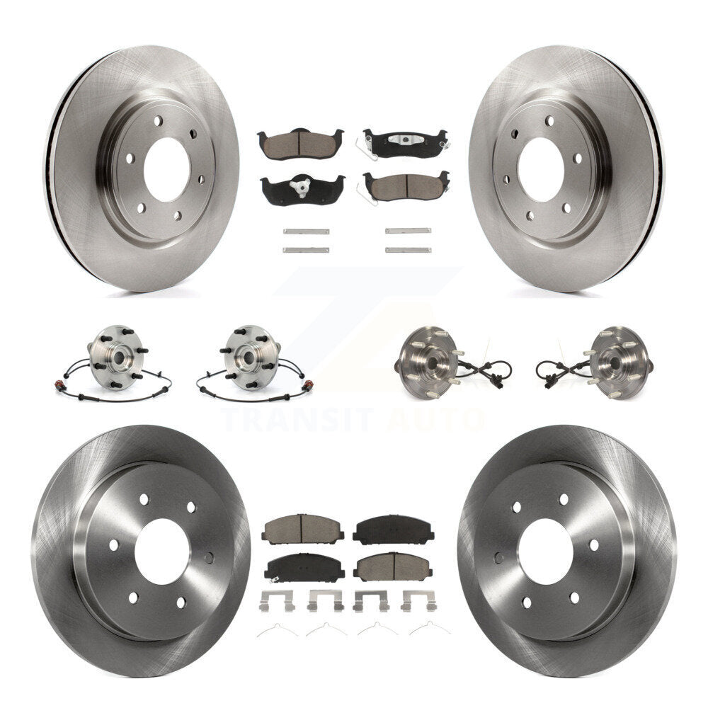 [Avant + Arrière] Kit d'ensemble roulement de roue et moyeu pour 2012 Nissan Armada 4WD From 12 11 KBB-119341