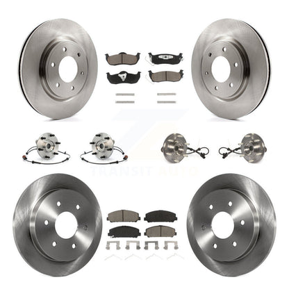 [Avant + Arrière] Kit d'ensemble roulement de roue et moyeu pour 2012 Nissan Armada 4WD From 12 11 KBB-119341