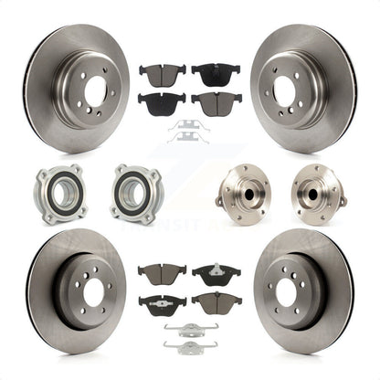 [Avant + Arrière] Kit d'ensemble roulement de roue et moyeu pour BMW 535i 550i 545i KBB-119343 par Transit Auto