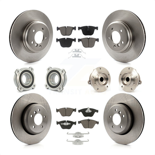 [Avant + Arrière] Kit d'ensemble roulement de roue et moyeu pour BMW 535i 550i 545i KBB-119343 par Transit Auto