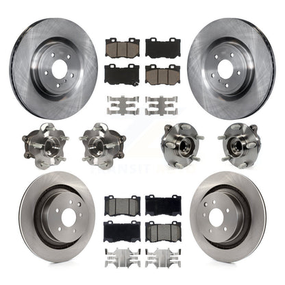 [Avant + Arrière] Kit d'ensemble roulement de roue et moyeu pour INFINITI G37 Nissan 370Z Q60 KBB-119344