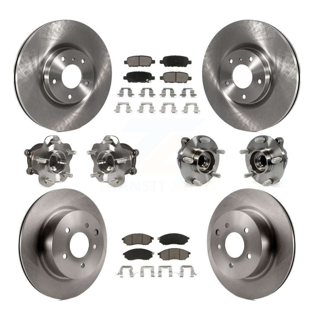 [Avant + Arrière] Kit d'ensemble roulement de roue et moyeu pour INFINITI G37 G35 EX35 G25 Nissan 370Z Q40 M35 QX50 M45 EX37 KBB-119349