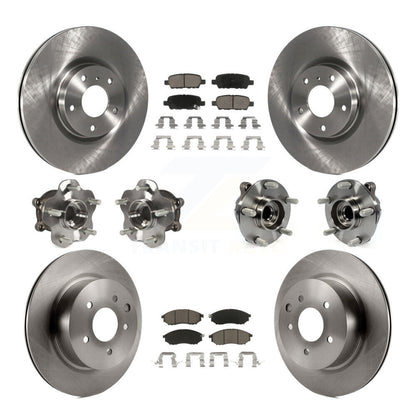 [Avant + Arrière] Kit d'ensemble roulement de roue et moyeu pour INFINITI G37 G35 EX35 G25 Nissan 370Z Q40 M35 QX50 M45 EX37 KBB-119349