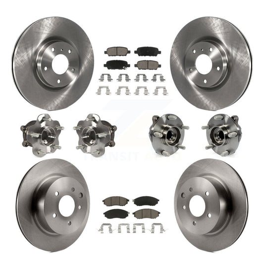 [Avant + Arrière] Kit d'ensemble roulement de roue et moyeu pour INFINITI G37 G35 EX35 G25 Nissan 370Z Q40 M35 QX50 M45 EX37 KBB-119349