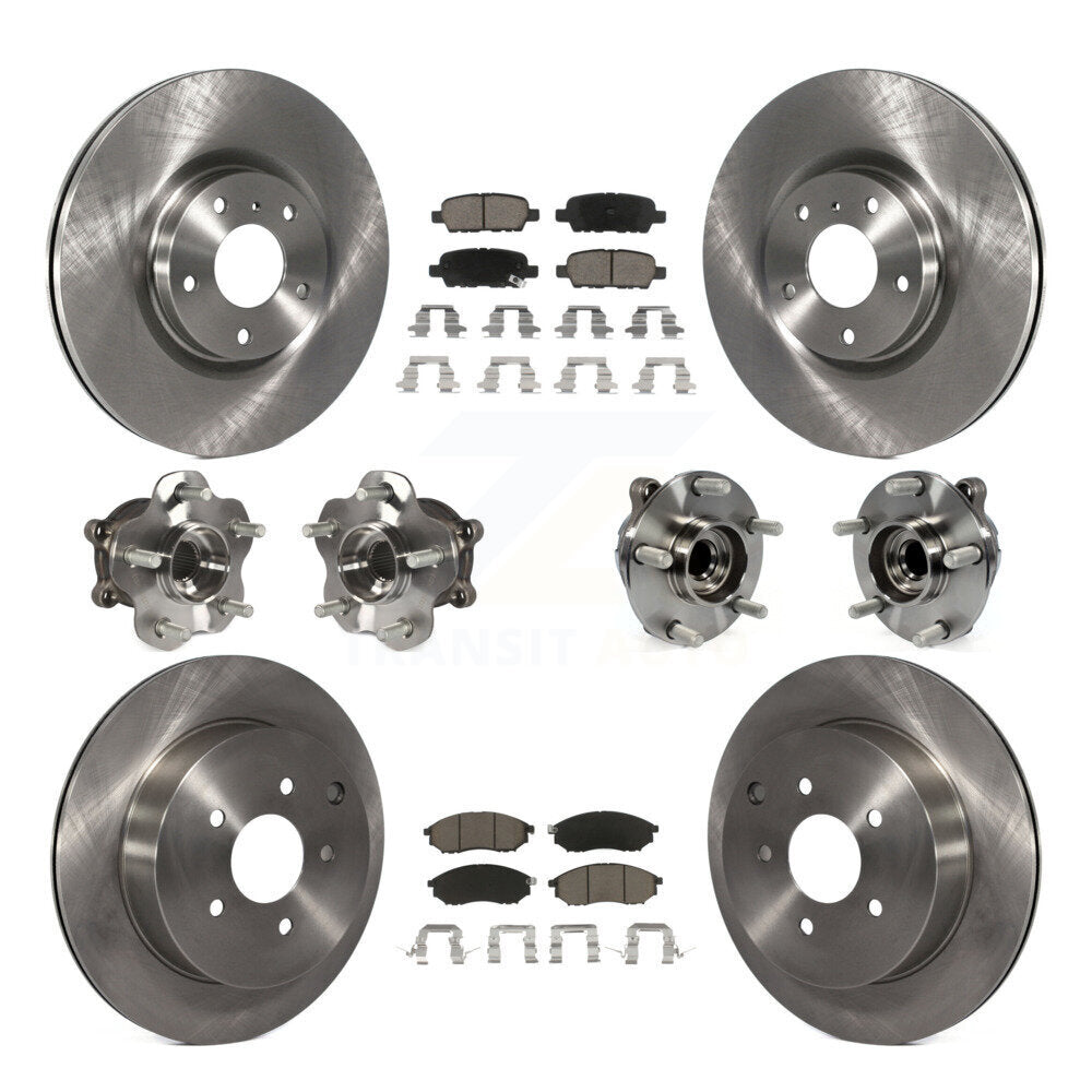 [Avant + Arrière] Kit d'ensemble roulement de roue et moyeu pour INFINITI QX70 M37 Q70 Q70L M56 M35h KBB-119350