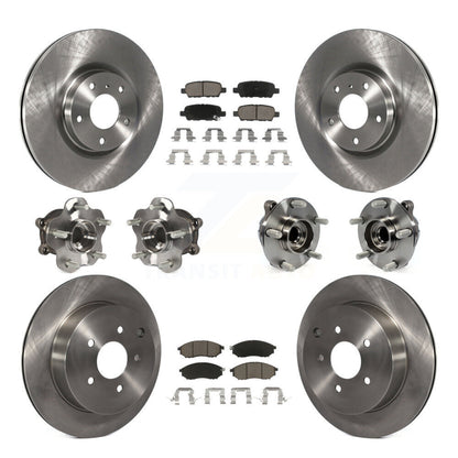 [Avant + Arrière] Kit d'ensemble roulement de roue et moyeu pour INFINITI QX70 M37 Q70 Q70L M56 M35h KBB-119350