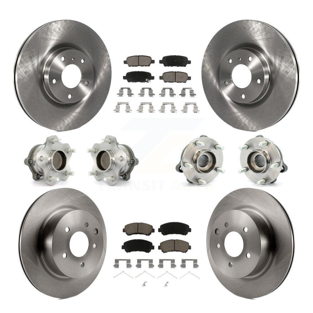[Avant + Arrière] Kit d'ensemble roulement de roue et moyeu pour Nissan Maxima KBB-119362