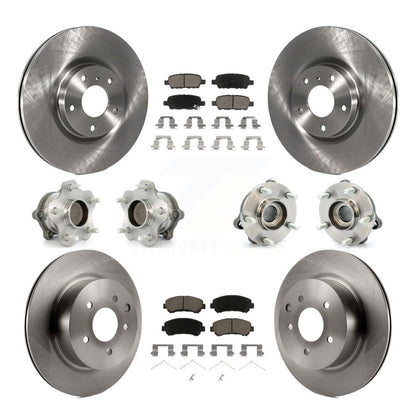 [Avant + Arrière] Kit d'ensemble roulement de roue et moyeu pour Nissan Maxima KBB-119362