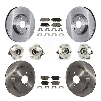 [Avant + Arrière] Kit d'ensemble roulement de roue et moyeu pour 2003-2004 Nissan Murano AWD KBB-119368