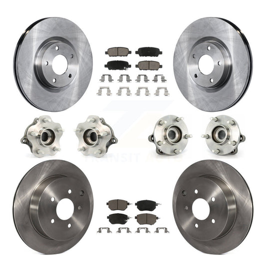 [Avant + Arrière] Kit d'ensemble roulement de roue et moyeu pour 2003-2004 Nissan Murano AWD KBB-119368