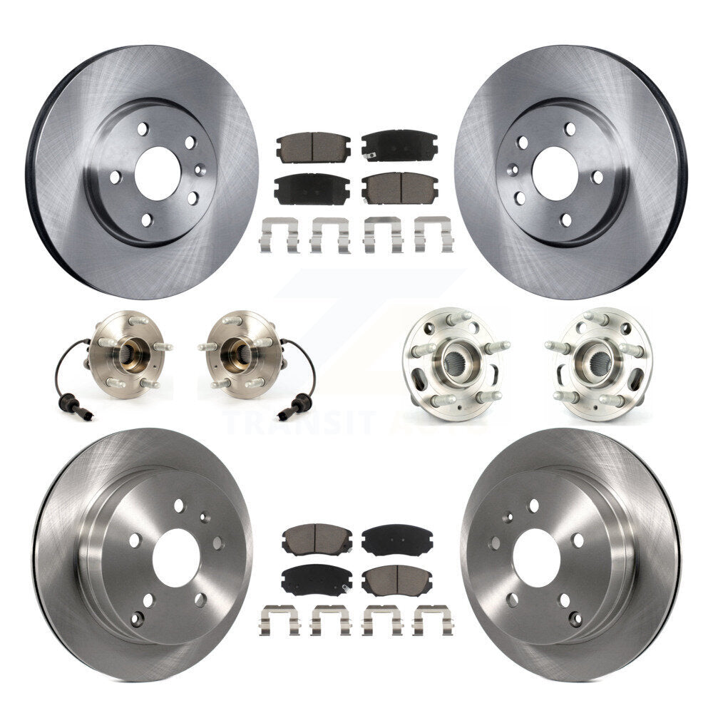 [Avant + Arrière] Kit d'ensemble roulement de roue et moyeu pour 2010-2017 Chevrolet Equinox GMC Terrain KBB-119371